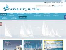 Tablet Screenshot of isonautique.com